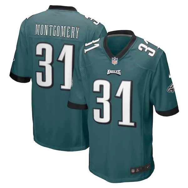 None Wilbert Montgomery  Jersey - Green | NFL Player Jersey | NFL Foot