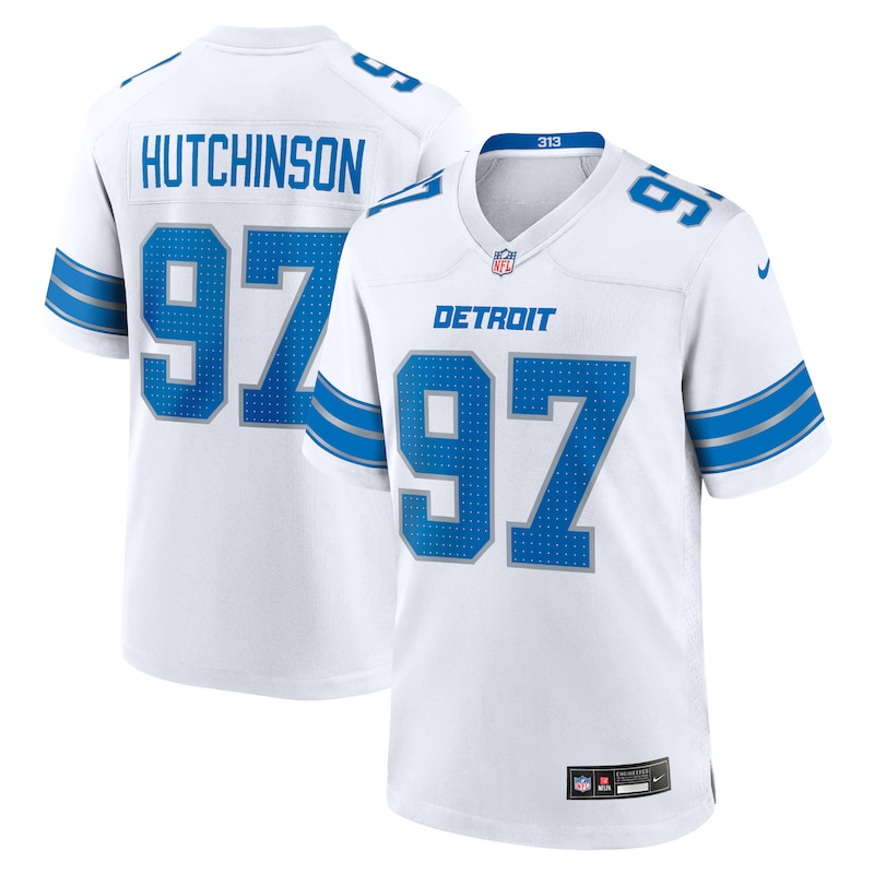 None Aidan Hutchinson DET Lions Retro Premium-Quality Jersey