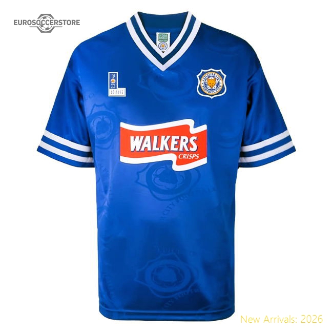 Leicester City 1997 Home Retro Shirt (heskey 11) - Competitive Price
