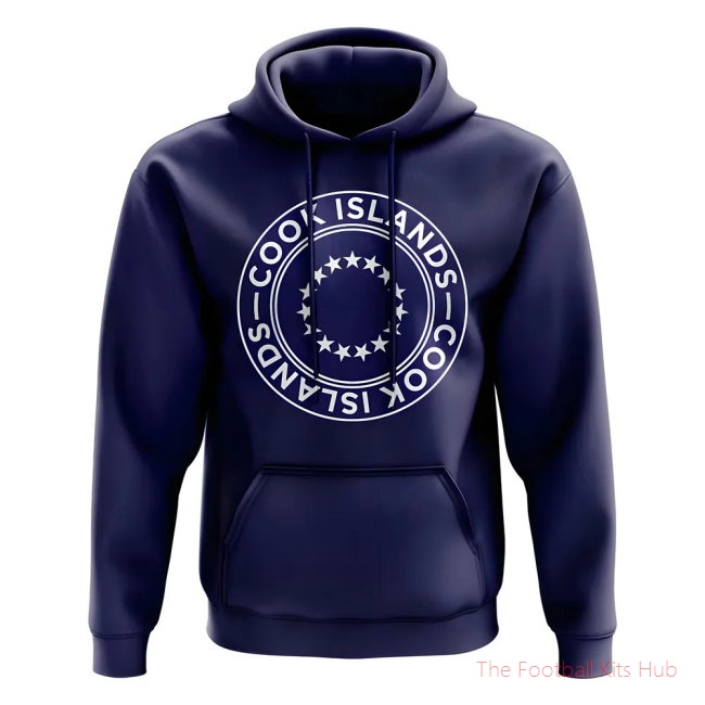 Cook Islands Football Badge Hoodie (Navy)