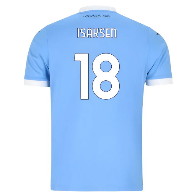 2025-2026 Lazio Home Shirt (Isaksen 18)