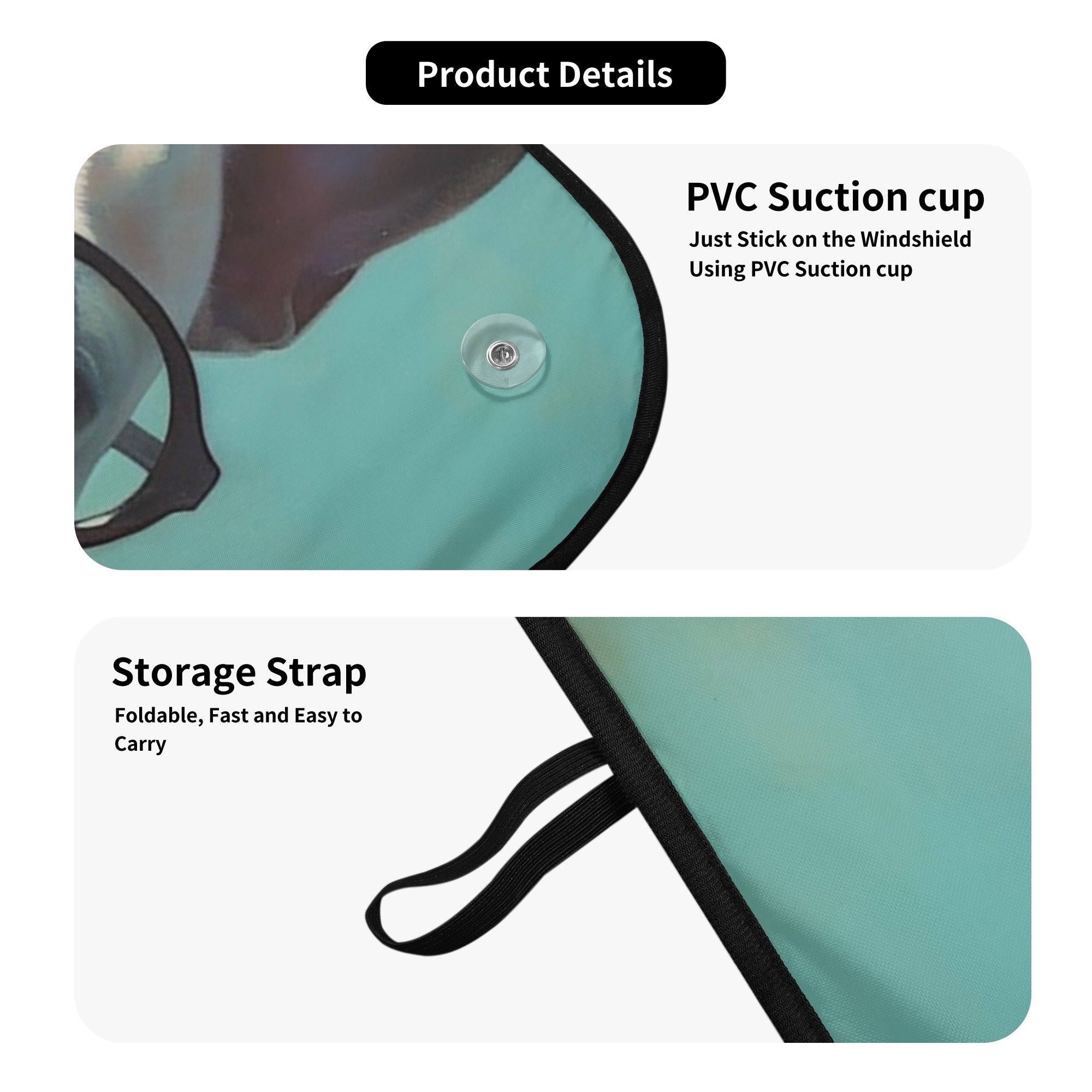 French Bulldog Mia Car Auto Sun Shade Frenchie Pet Item