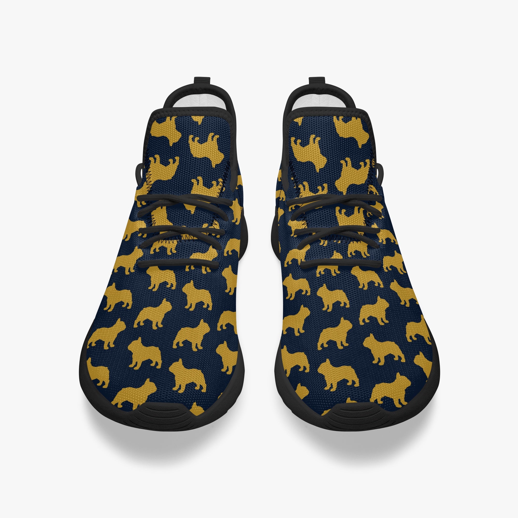 Bulldog Themed Classic Sneakers For Frenchie Fans | Premium Quality