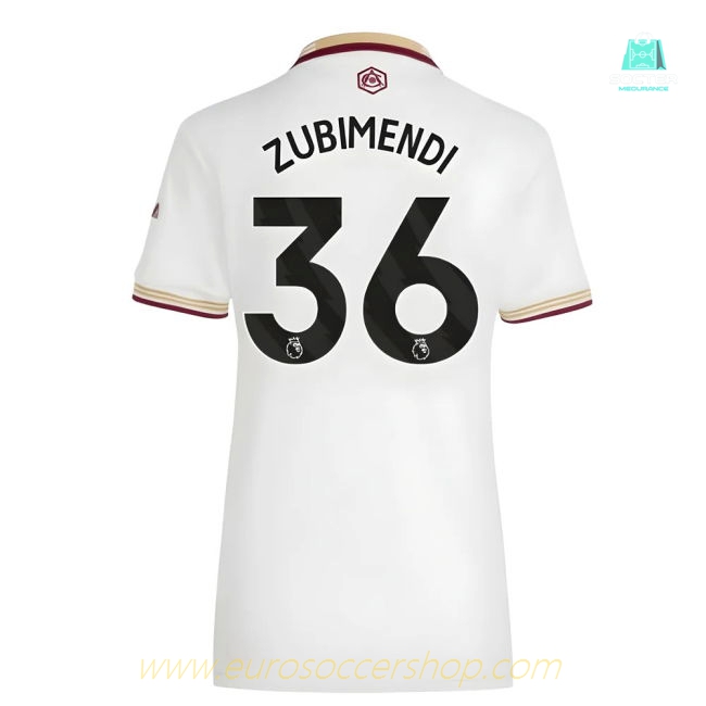 2025-2026 Arsenal Third Shirt (Womens) (Zubimendi 36)