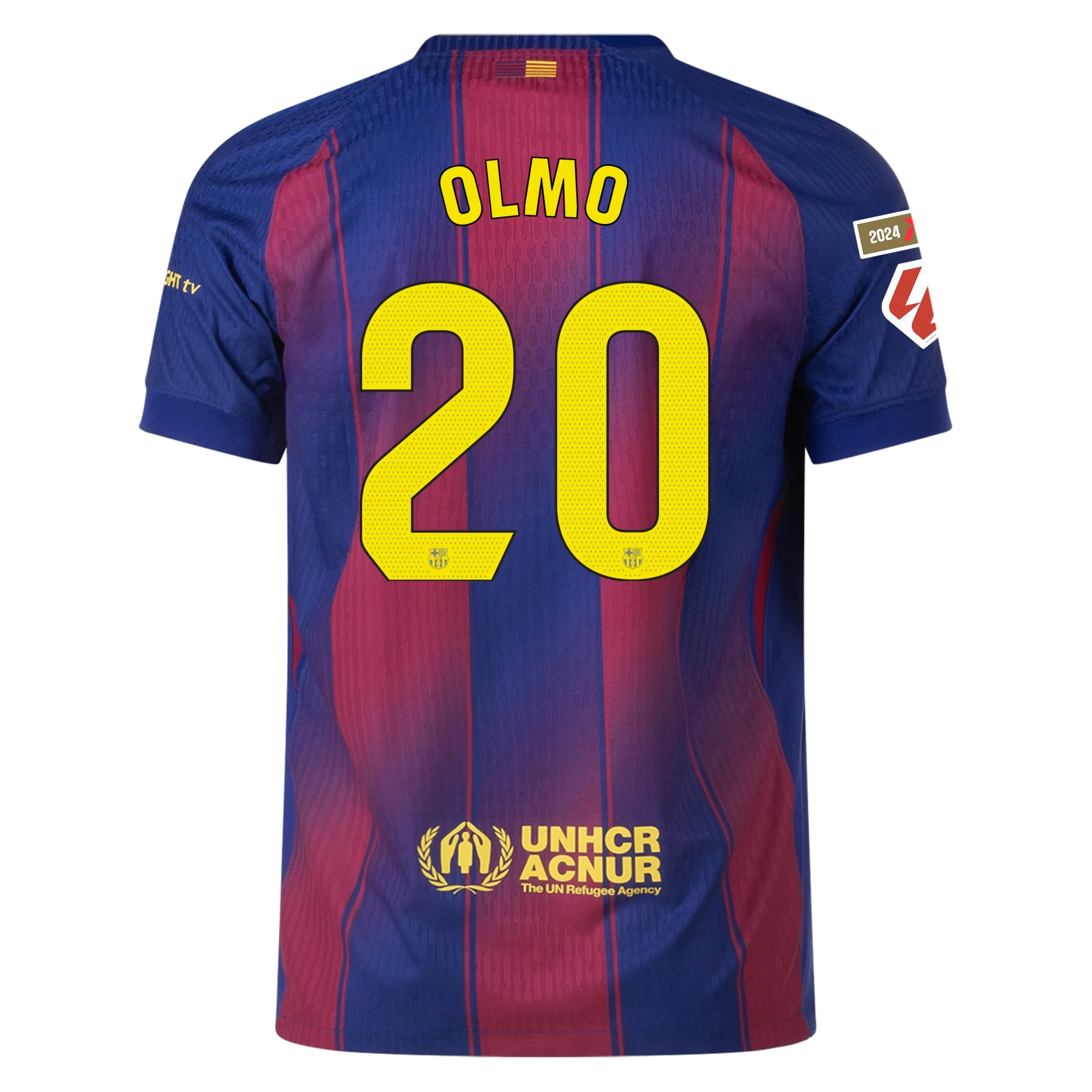 Barcelona Olmo 2025-2026 La  Home Jersey – Authentic Shirt
