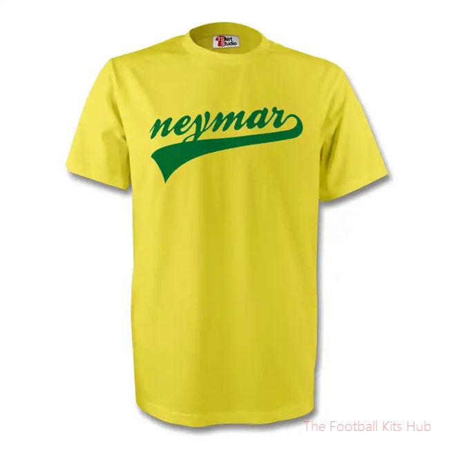 Neymar Brazil Signature Tee (yellow) - Kids