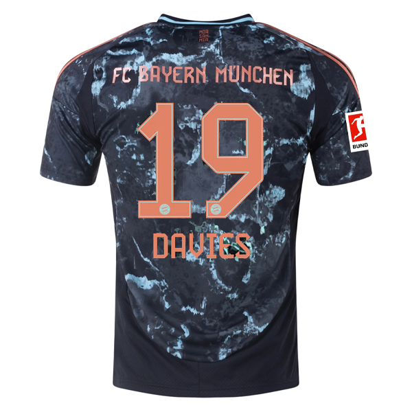 Bayern Munich Davies 2024-2025 Bun Away Jersey – Authentic Shirt