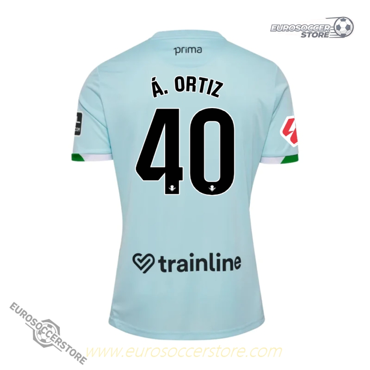 Real Betis Away A. ORTIZ 40 Football Jersey 2025-26 Season