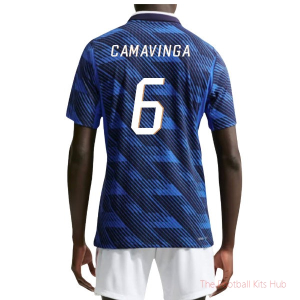 France Aero-Fit Match 2026-2027 Home Shirt (Camavinga 6)