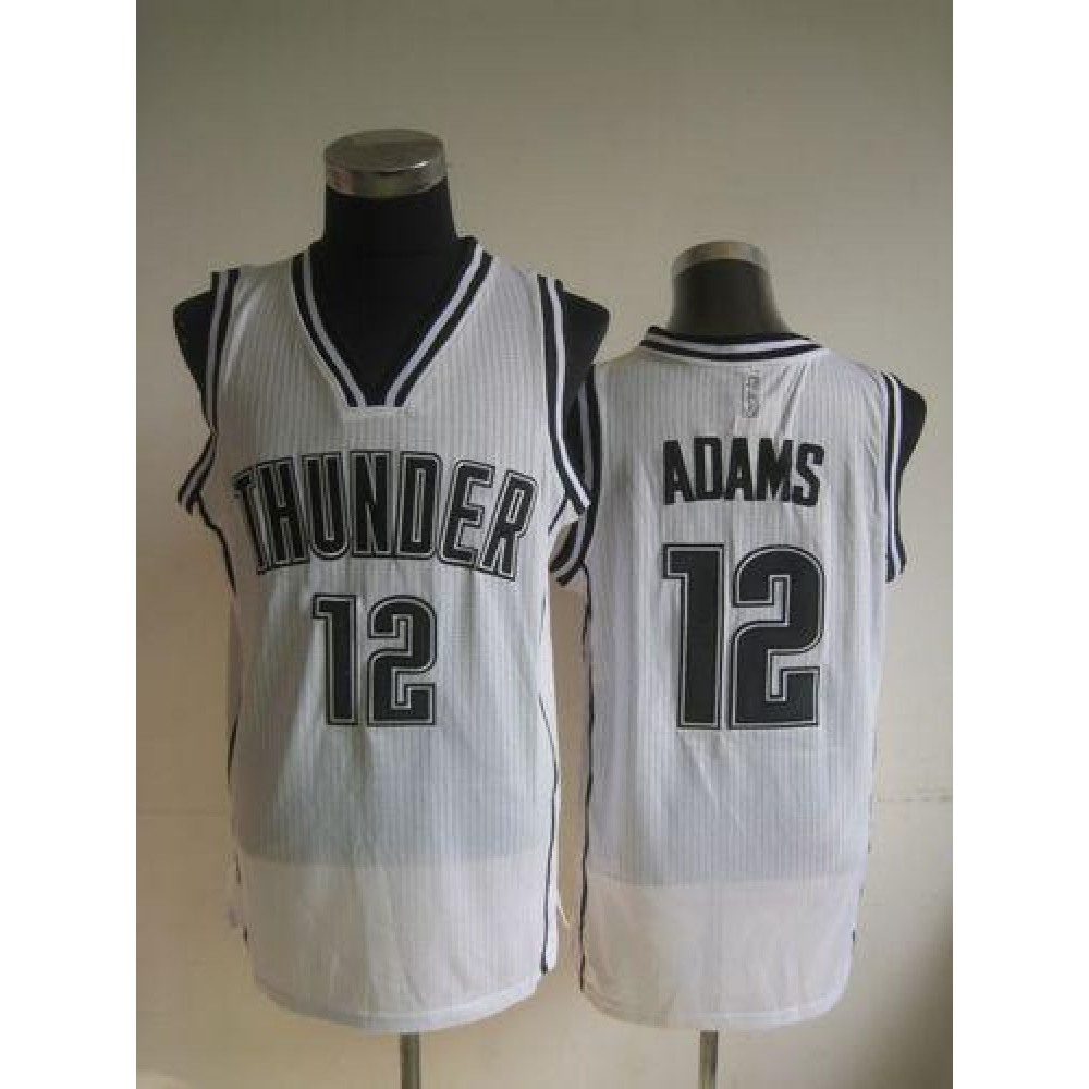 Performance Affordable Men's OKC #12 Steven White Basketball Jersey