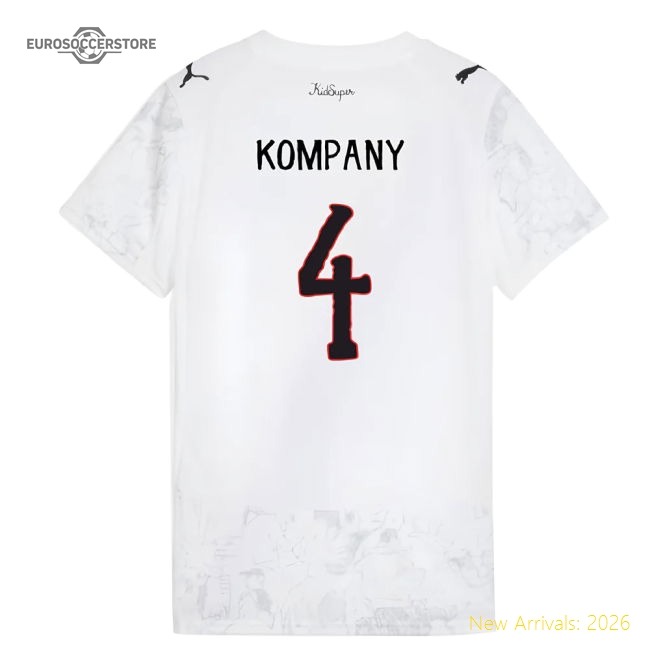 Chic Womens Football Team Kompany Jersey 2025-2026 Breathable