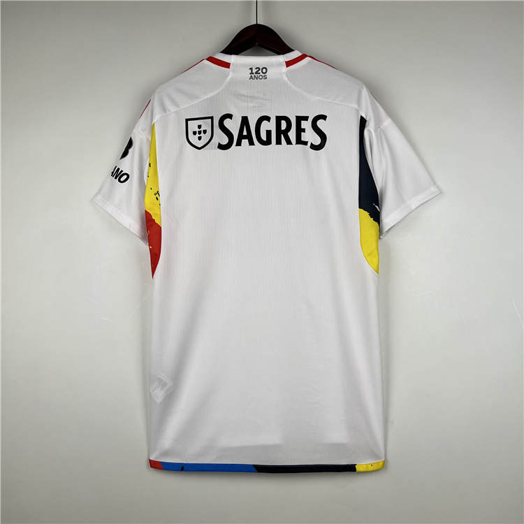 Benfica 2324 Third White Soccer Jersey Football Shirt - Official
