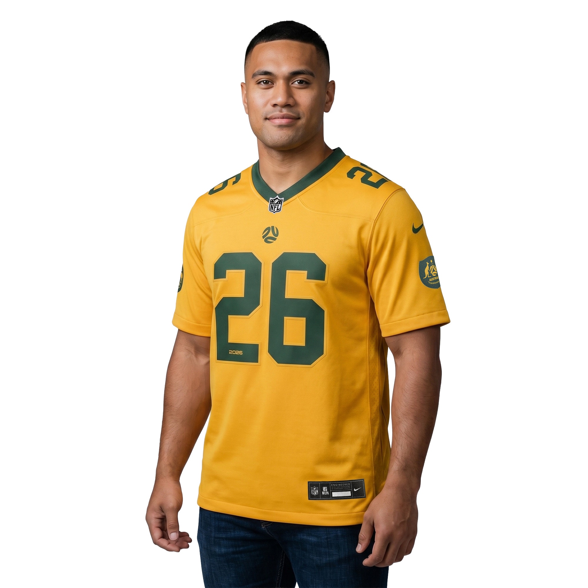 [SJH] Australia National Team x NFL Game Jersey - Gold