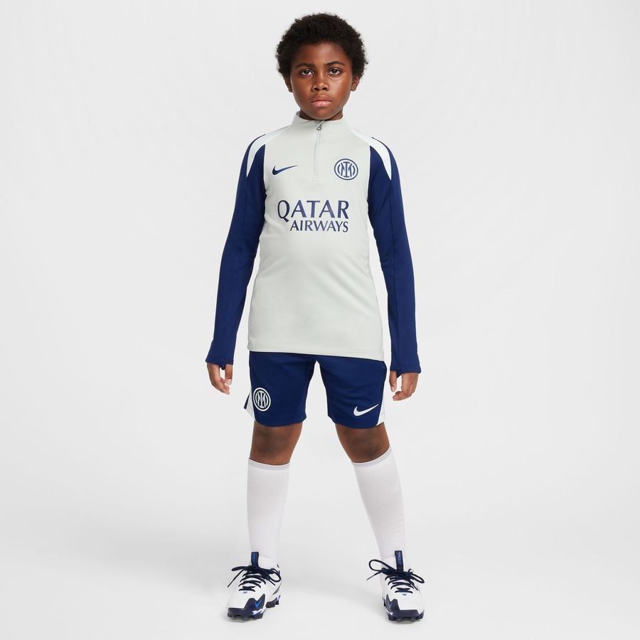 [EFKS] Inter Dri FIT Strike Drill Haze/Blue Void/Ghost Aqua Training Kids Grey Uniform