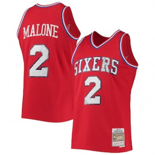 76ers Red Philadelphia 76ers #2 Nike Jersey - Discounted Quality