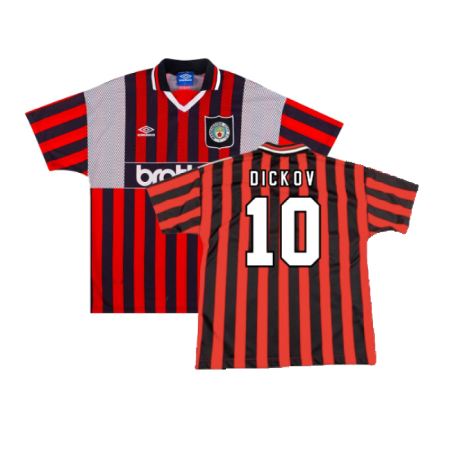 Classic 1994-96 Manchester City Away Official Shirt Breathable Fa#858