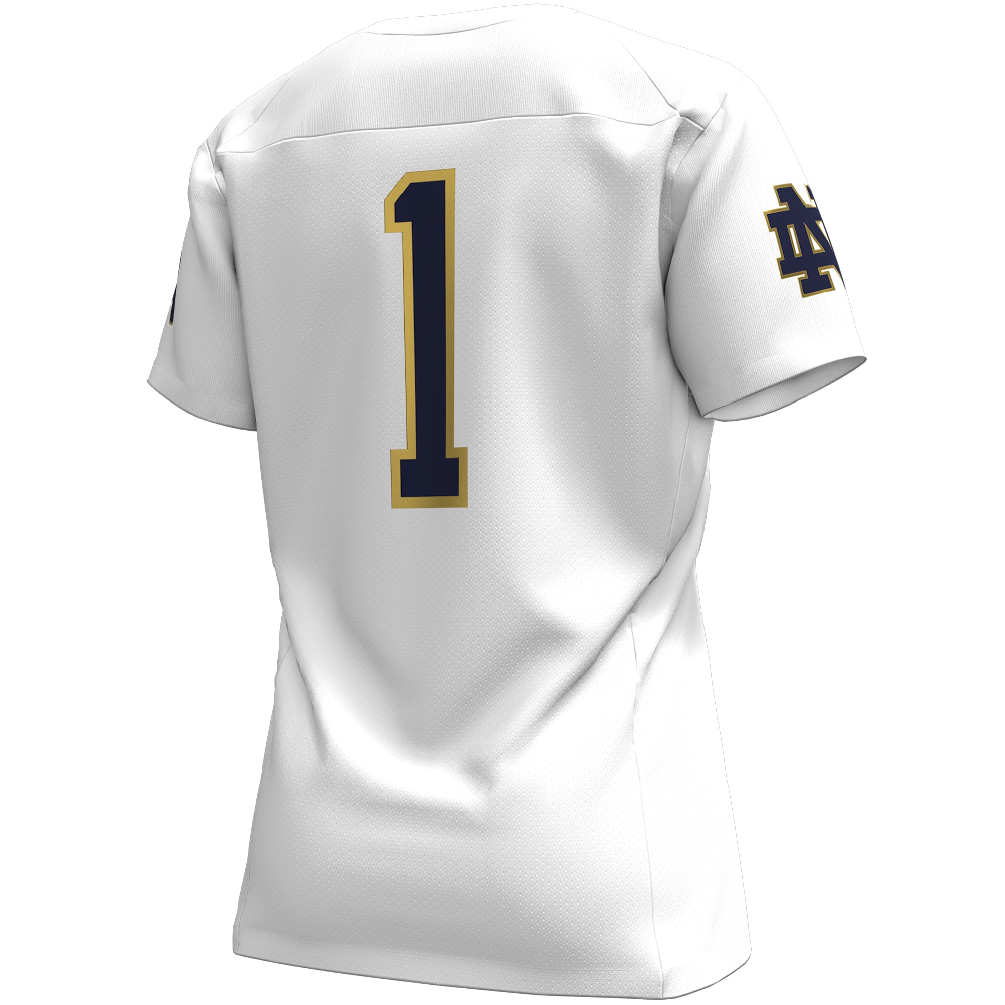 [NJP] Notre Dame Fighting Irish Women's Replica Football Jersey - White