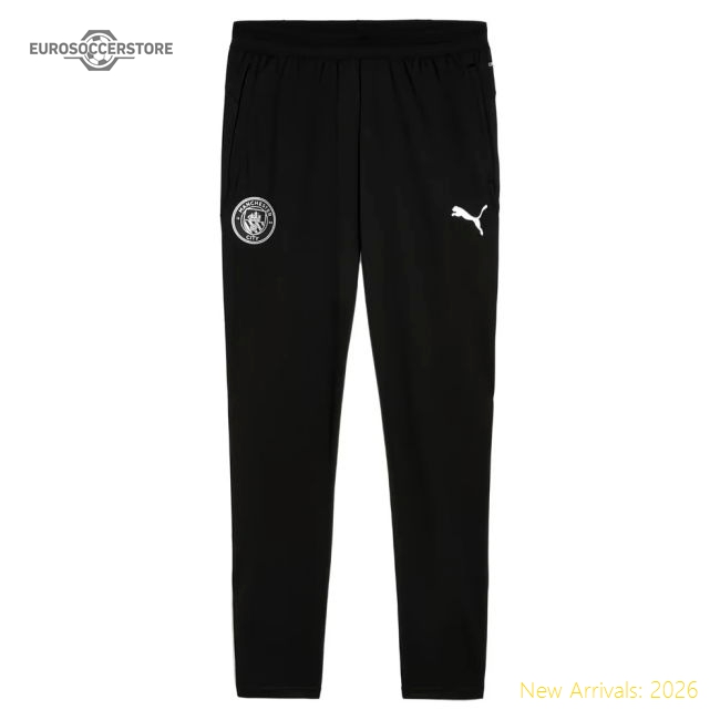 Superior 2025-2026 Man City Training Pants wpockets Black