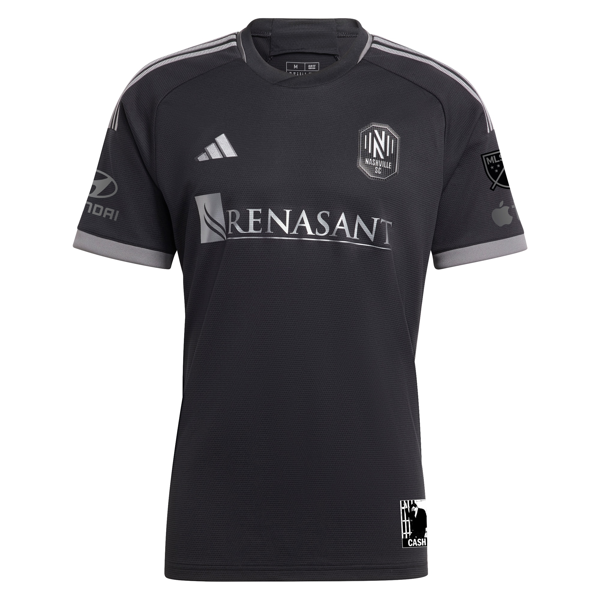 [JED] Walker Zimmerman Nashville SC 2023 Man In Black Kit Authentic Player Jersey - Black