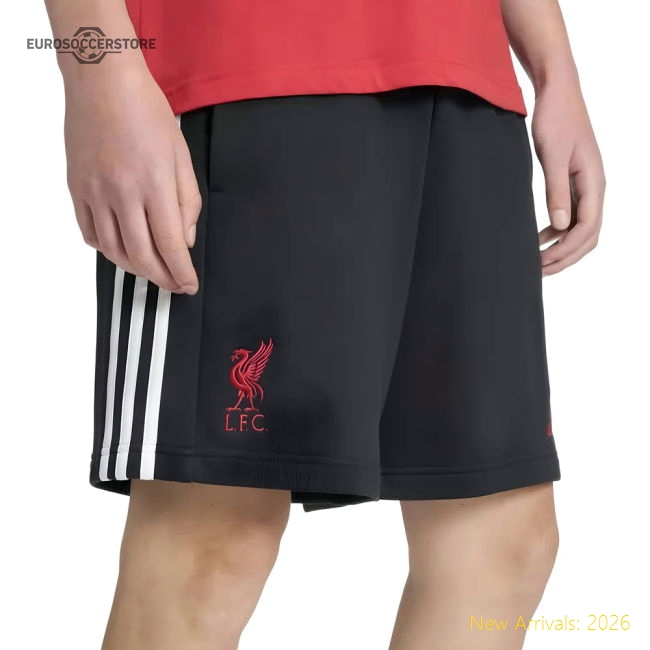 Official 2025-2026 Liverpool Dna Shorts (black) - Premium Quality