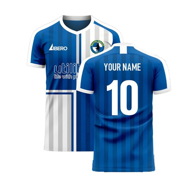 Bristol Rovers 2024-2025 Home Concept Football Kit (Libero) (Your _248