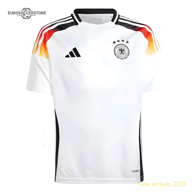 Germany Children 2024 Home Jersey Shirt Football Fan Match Day Essential