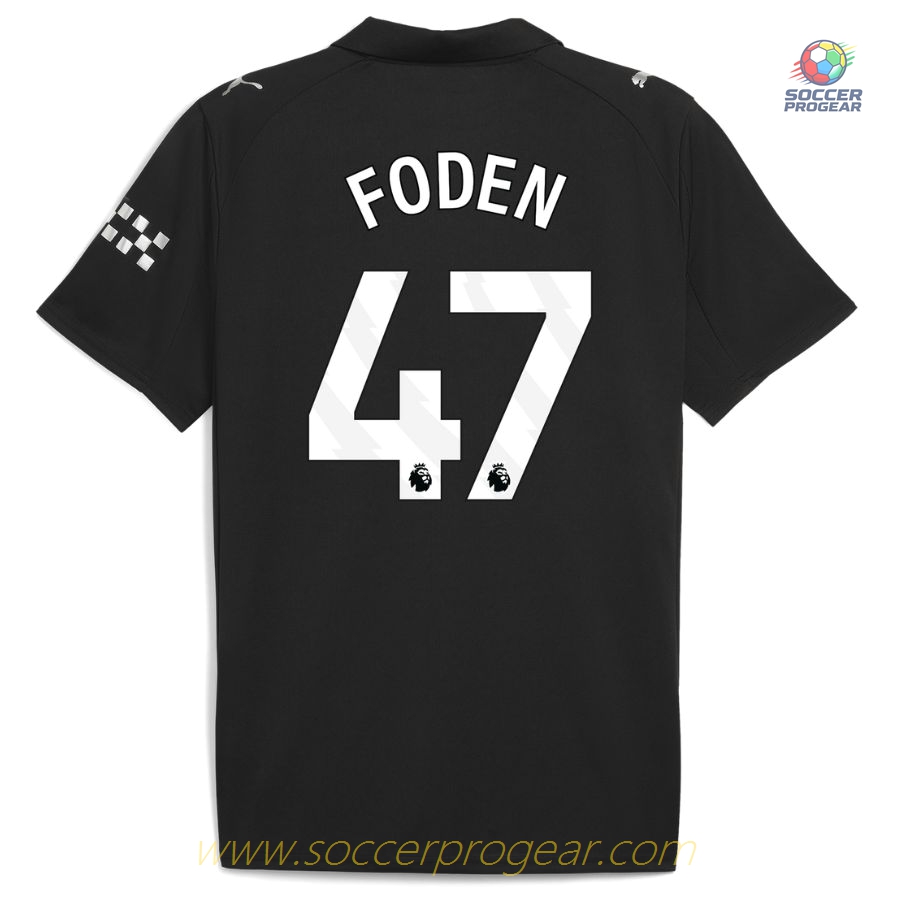 Manchester City Away Team Soccer Shirt 2025/26 Collection Foden
