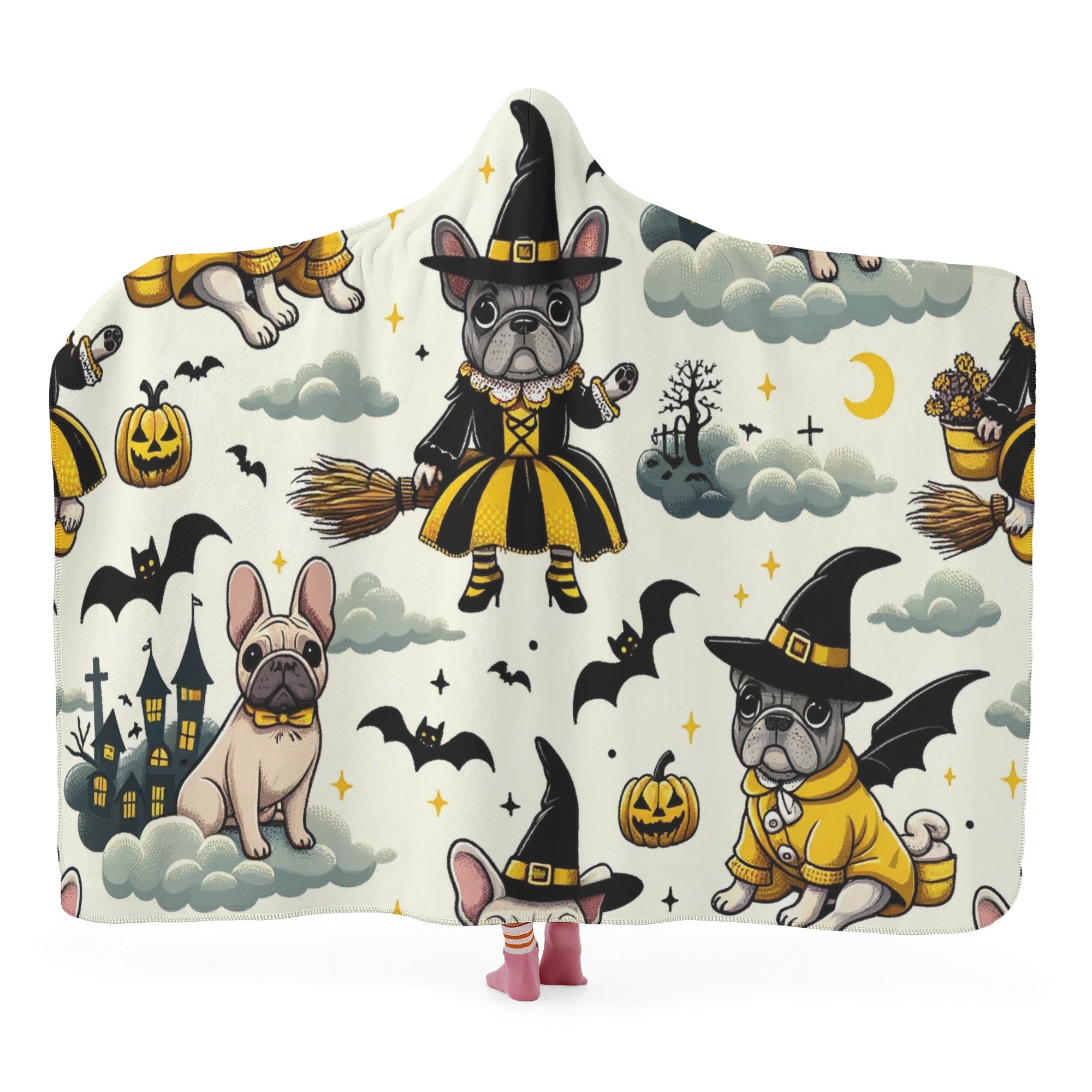 French Bulldog Lily Hooded Blanket Essential Dog Supply