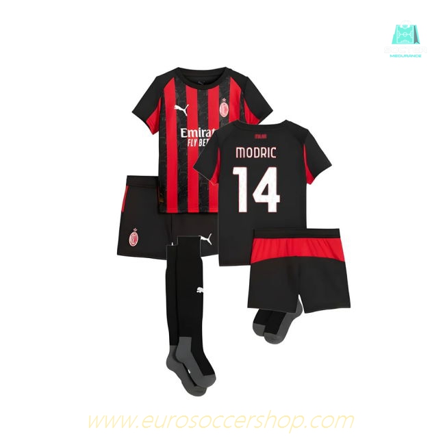 2025-2026 AC Milan Home Mini Kit (Modric 14)