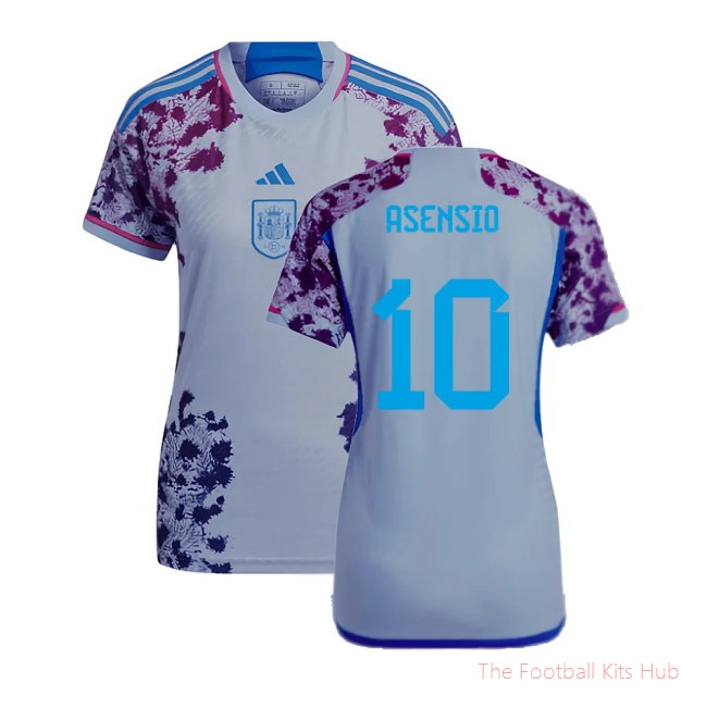 2023-2024 Spain Authentic Away Jersey - Ladies (Asensio 10)