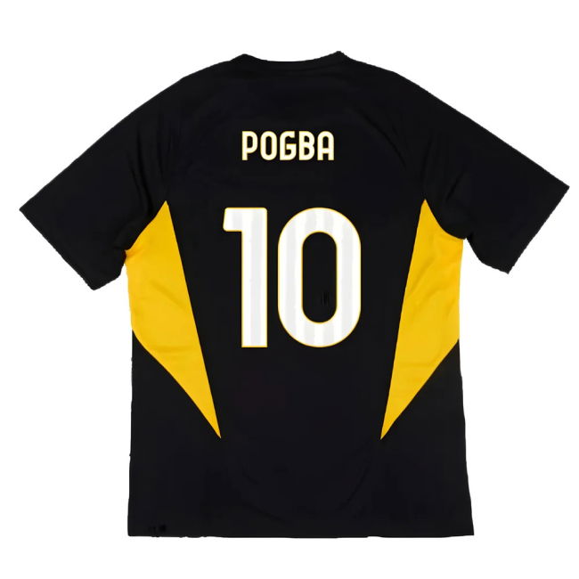 Durable Material Juve Juventus Training Shirt Black Pogba #10 2024...