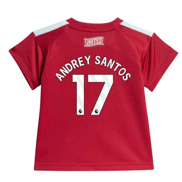 [JGK] 2026-2027 Man Utd Home Baby Kit (Andrey Santos 17)