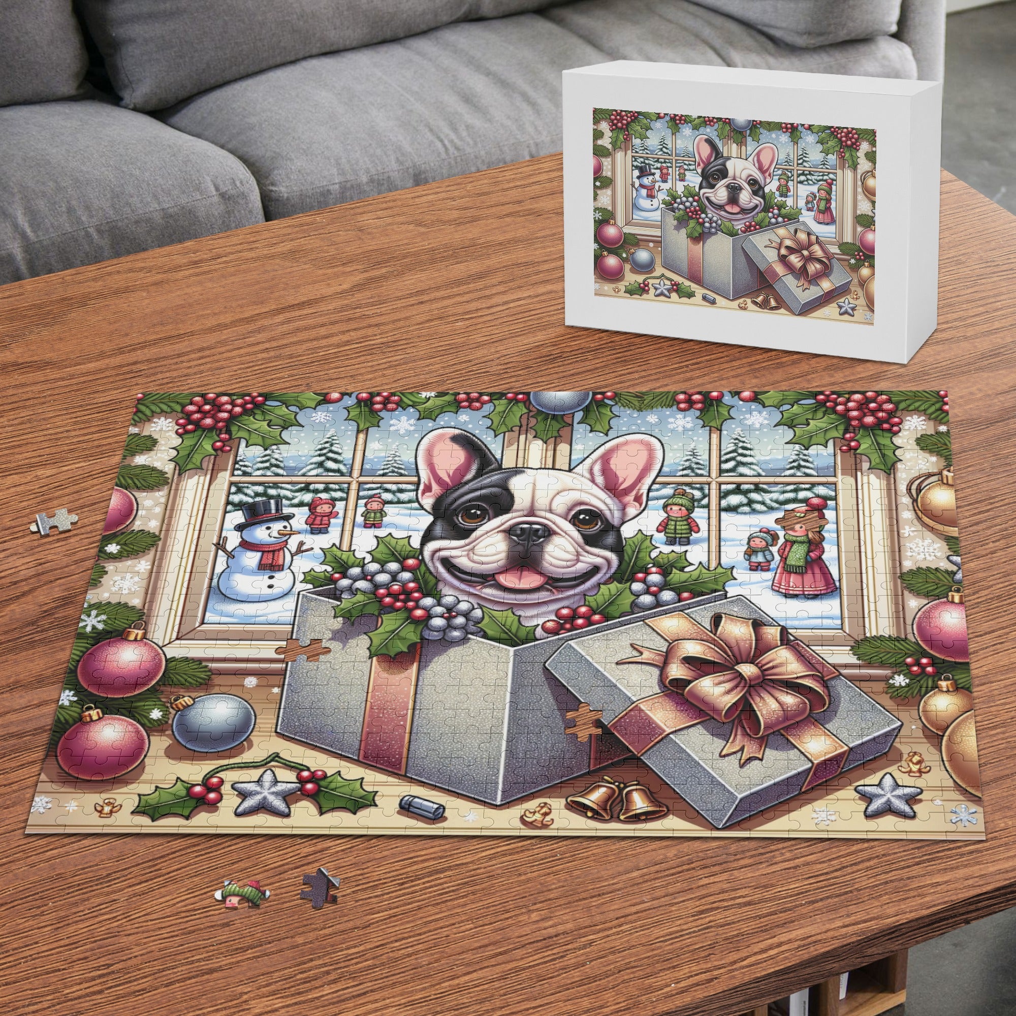 Street-Ready Trendy Fritz - 500-piece Wooden Puzzle for Casual Outings