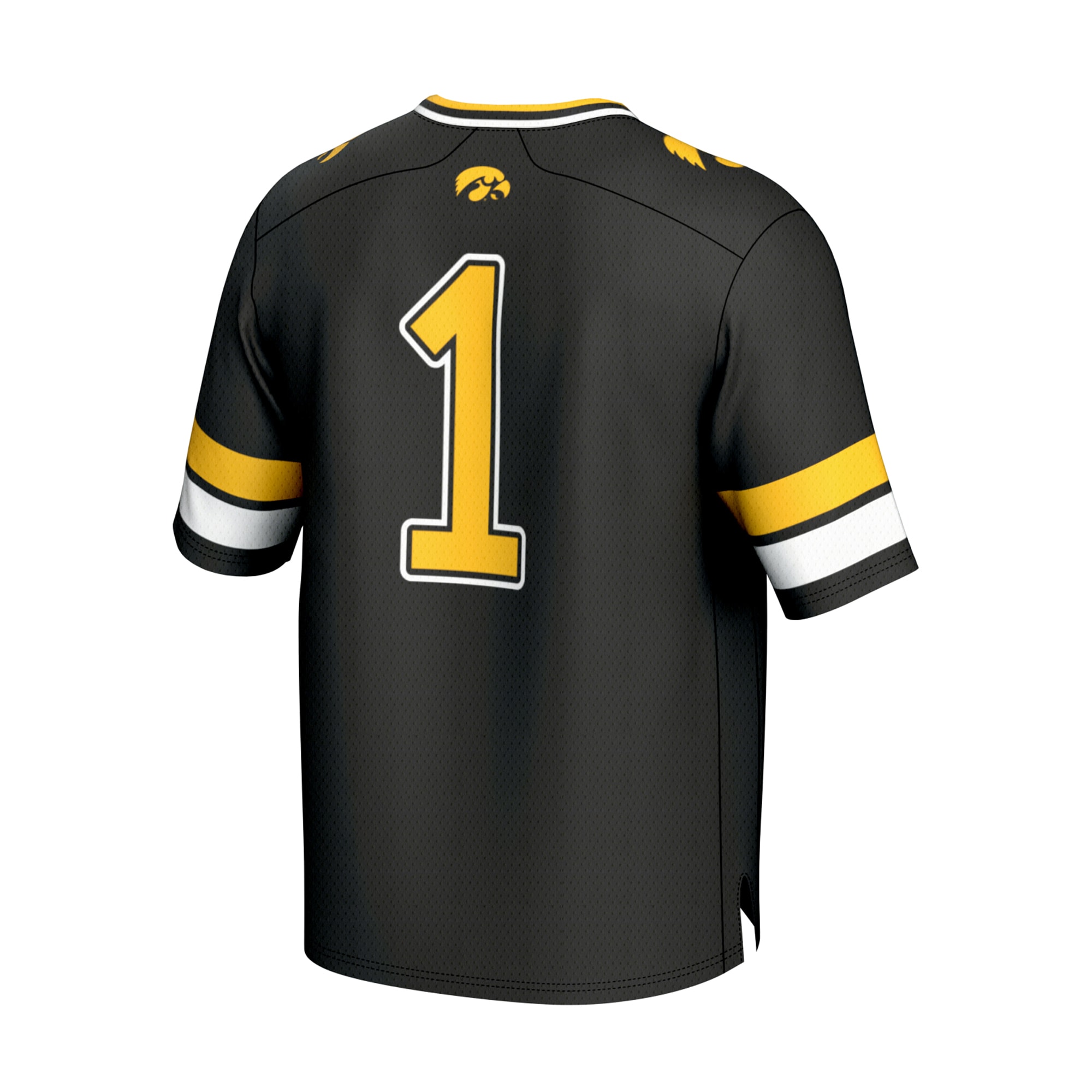 Iowa Hawkeyes GameDay Greats Unisex Lightweight Collegiate Football Fashion Jersey - Black