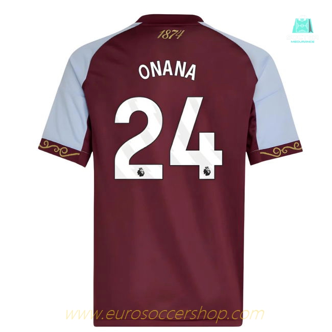 2025-2026 Aston Villa Home Shirt (Kids) (Onana 24)