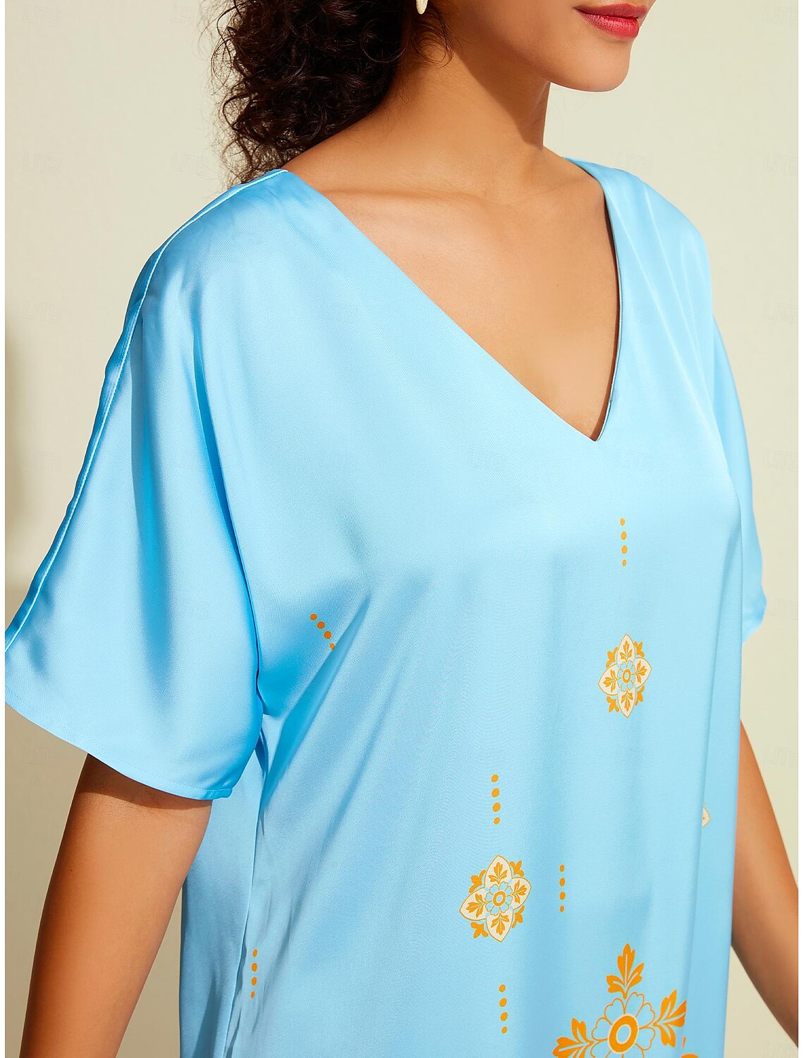 Satin Boho Double Slit Crew Neck Sleeveless Tank Top