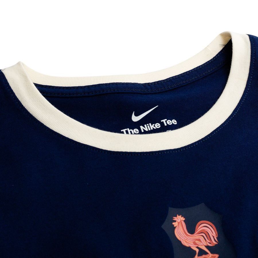 France T Shirt Crest Women's Euro 2025 Blue Void Women