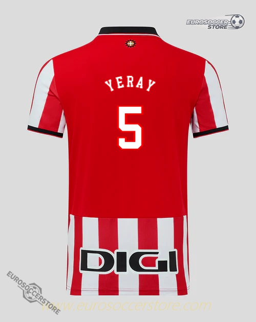 Athletic Club's Home Jersey for the 25-26 season, featuring YERAY with the number 5.