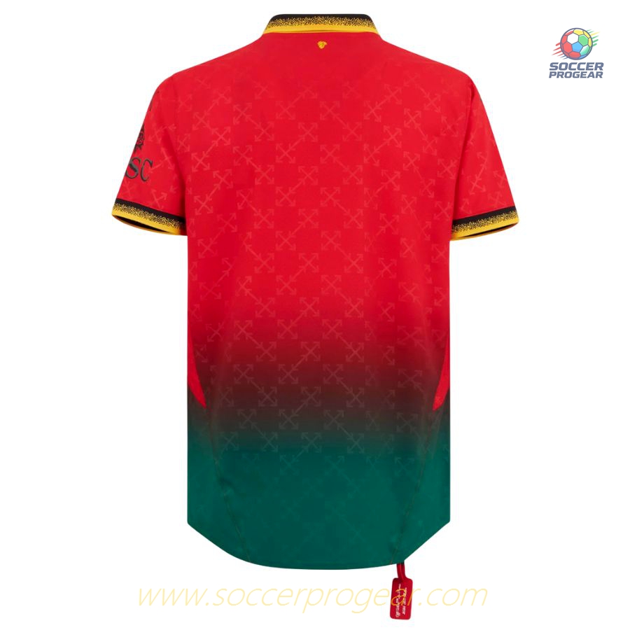 AC Milan Children Football Kit Soccer Football Shirts Fourth Off White Red 2024-2025 Season