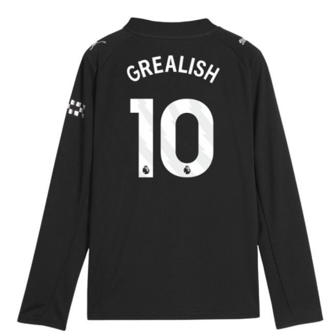 2025-2026 Man City Soccer Jerseys Away Jersey (Kids) #10