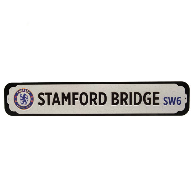 retro Chelsea FC Deluxe Stadium Sign