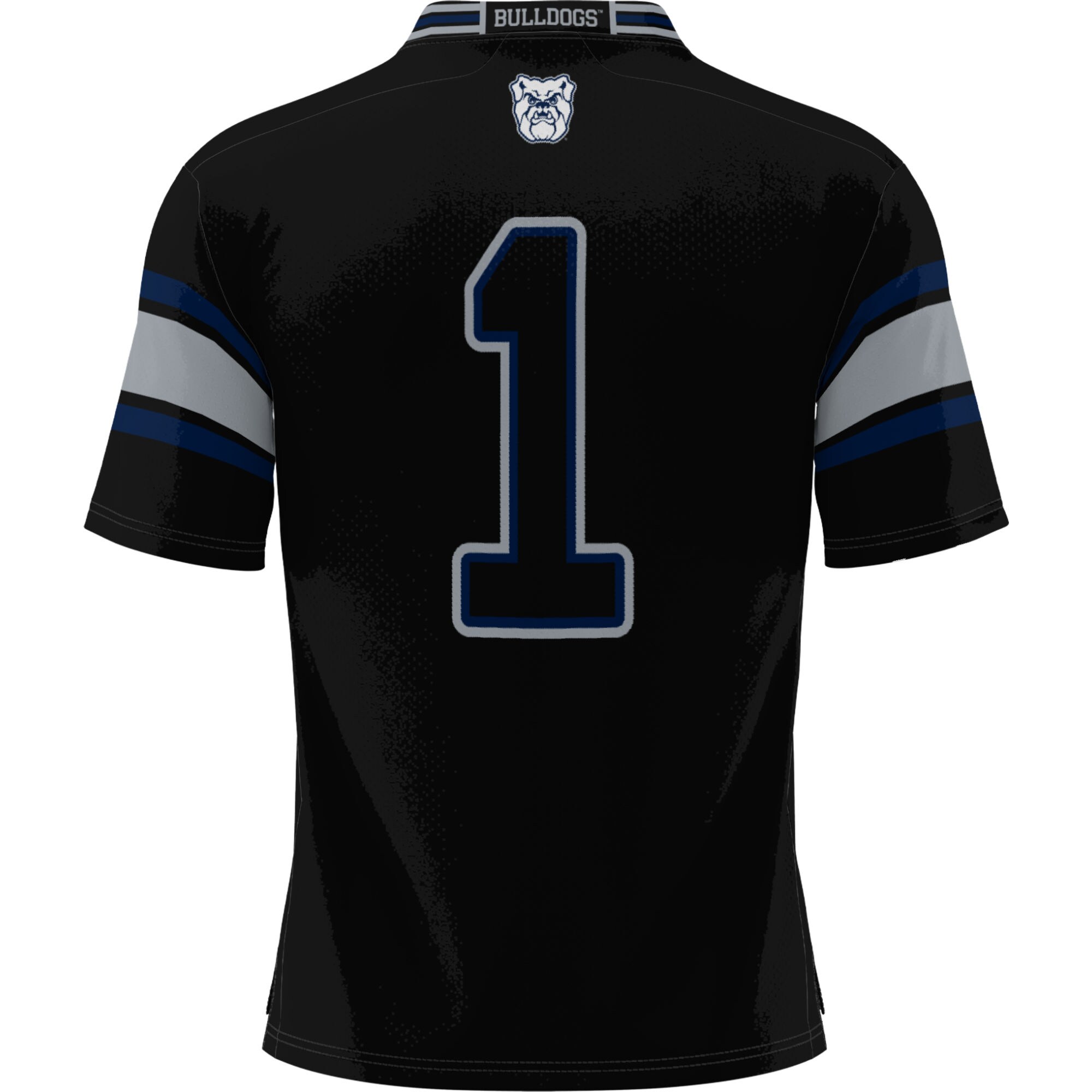 #1 Butler Bulldogs GameDay Greats Football Jersey - Black