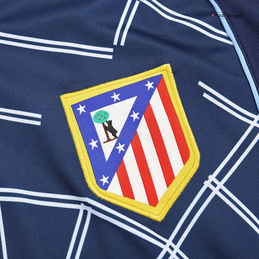 Moisture Wicking Atletico Madrid 0405 Retro Away Football Shirt 9