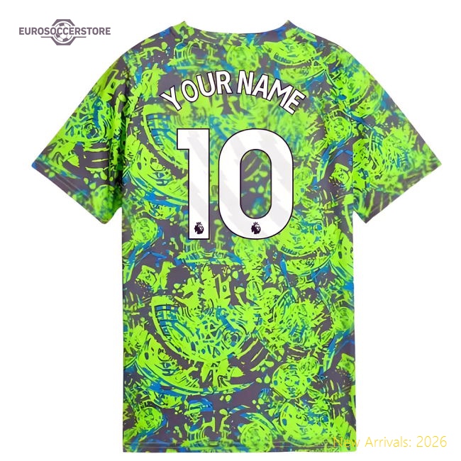 Manchester City 2024-25 Fan Version For Kids Name) Football Shirt