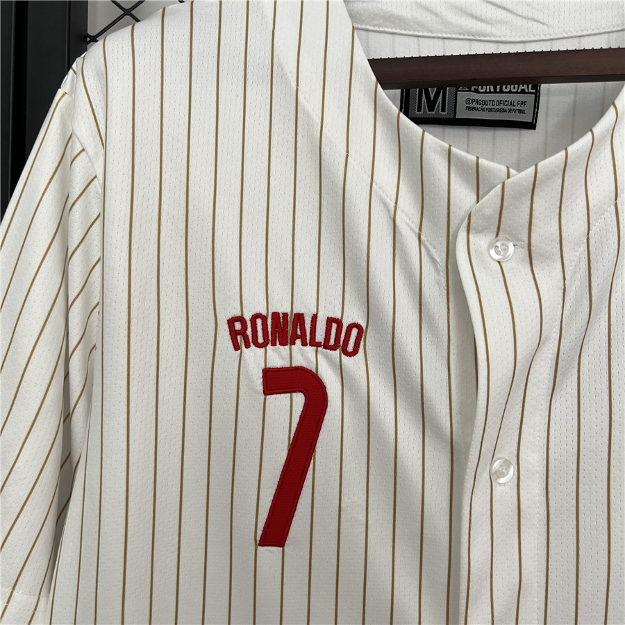 Elite Advanced Fabric Portugal X US Baseball Shirt 7 Ronaldo