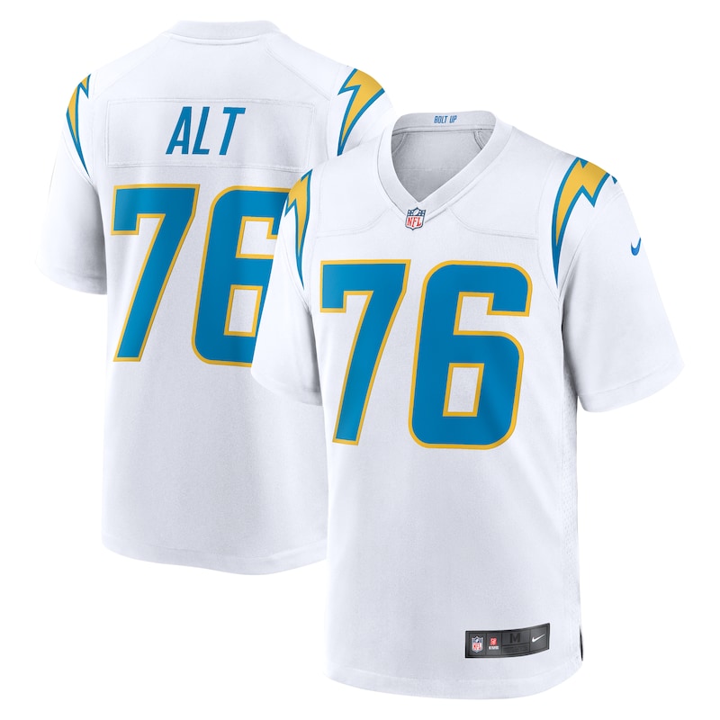None Joe Alt LA Chargers Premium-Quality Collector's Item Game Day Wea