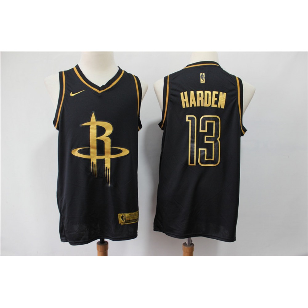 Pro Grade Houston Rockets James Harden13 Black Jersey - Game Day Essential