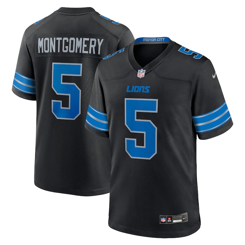 None David Montgomery DET Lions Timeless Premium Jersey Football Appar