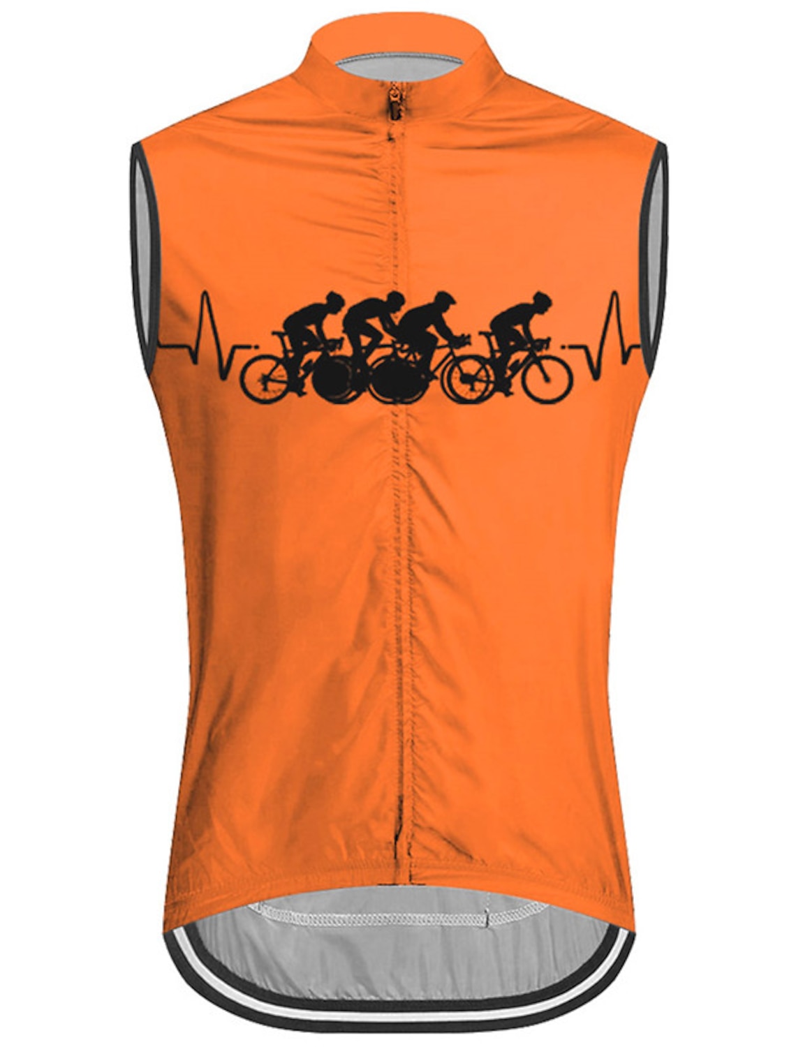 Men's Cycling Vest Cycling Jersey Graphic Funny Sleeveless Bike Vest / Gilet Jersey Top with 3 Rear Pockets Mountain Bike MTB Road Bike Cycling Quick Dry Back Pocket Moisture Wicking Breathable Sports
