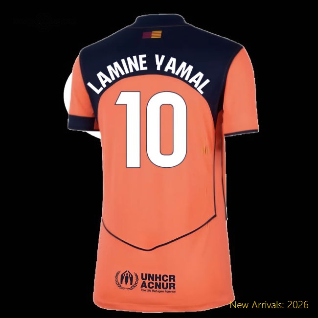 2025-2026 Football Team Womens Chic Jersey Lamine Yamal Climacool